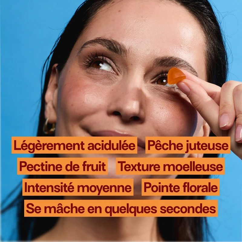 Pack Safran B6 PÊCHE - 1 pot + 3 éco-recharges | Améliore l'humeur et la concentration | 4 x 21 jours