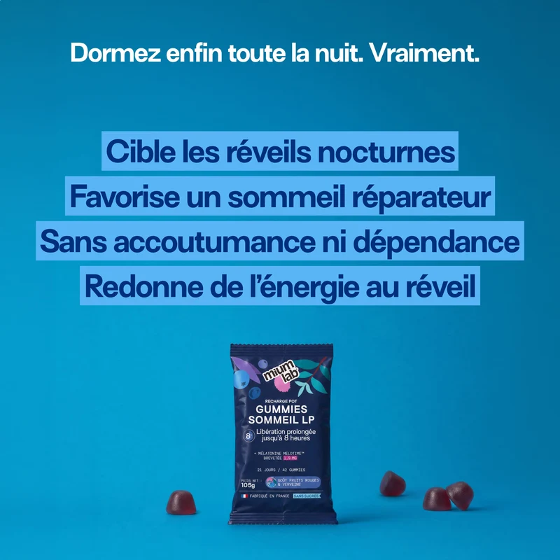 Pack 4 éco-recharges SOMMEIL LP | Réduit les réveils nocturnes | 4 x 21 jours