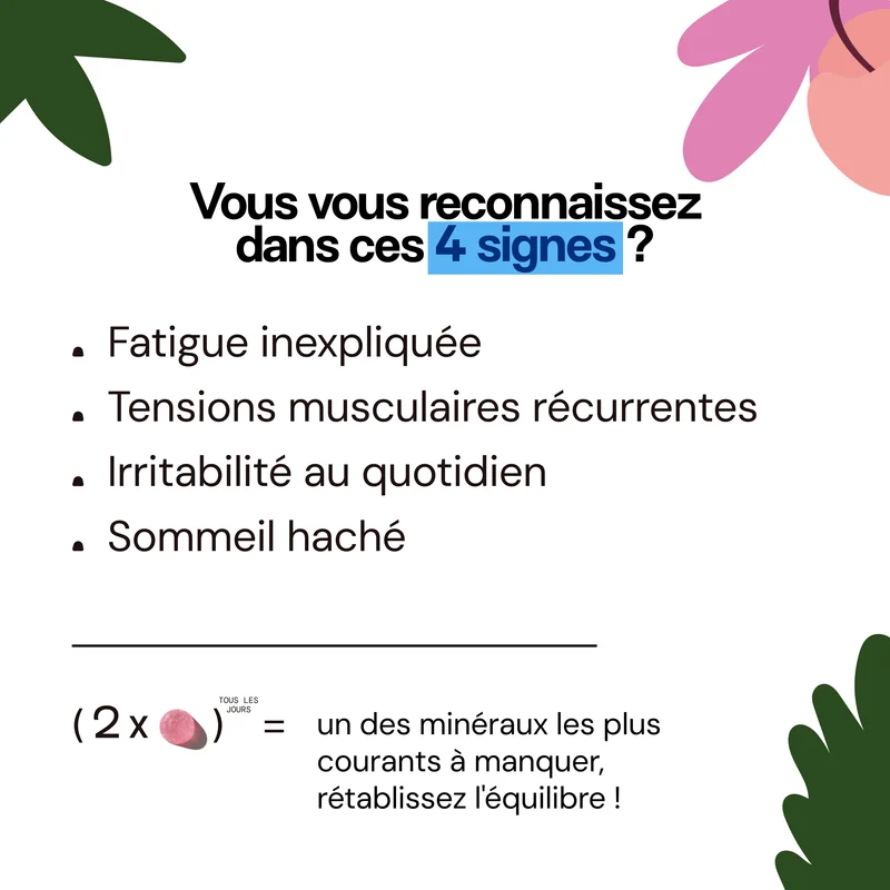 Pack 4 éco-recharges MAGNÉSIUM | Réduit la fatigue et la nervosité | 4 x 21 jours