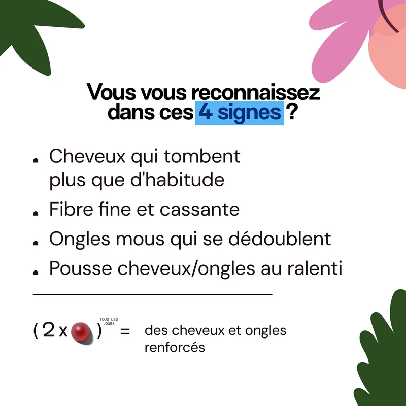 Éco-recharge CHEVEUX ET ONGLES | Force et brillance | 21 jours