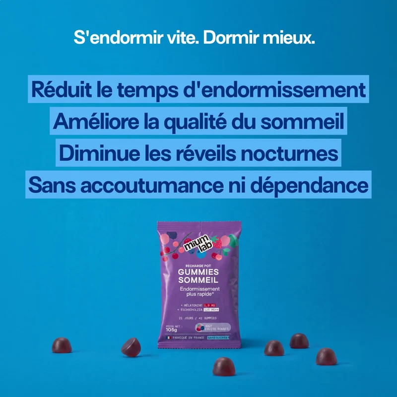 Pack 4 éco-recharges SOMMEIL | Qualité du sommeil | 4 x 21 jours