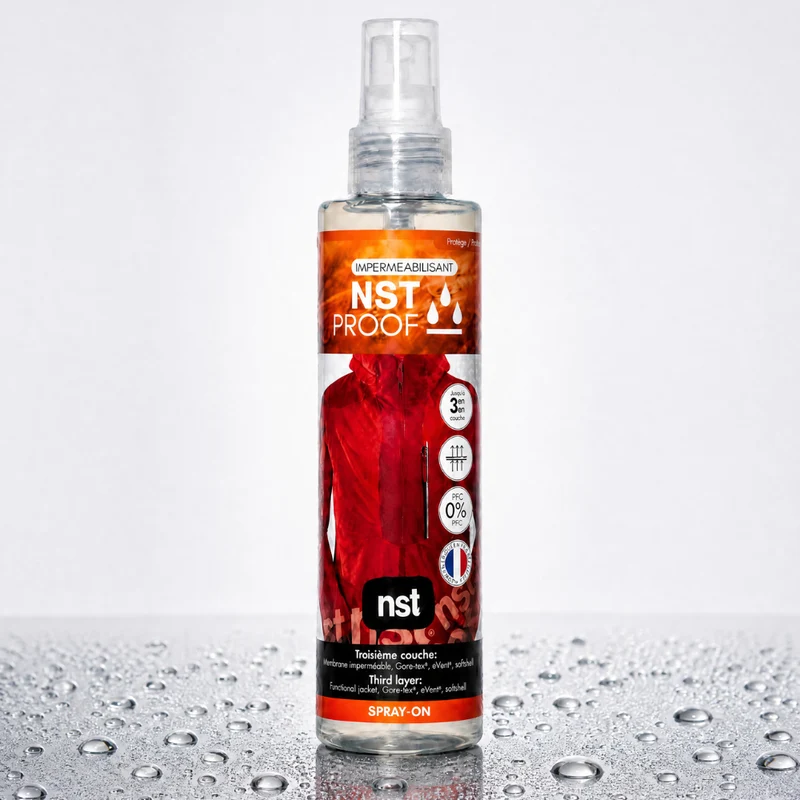 NST PROOF 250.ml Spray - Traitement déperlant pour vêtement techniques