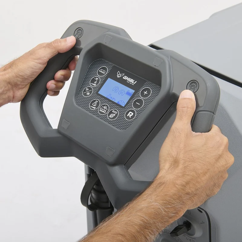 GHIBLI Rexa 50 D 55 BC Lithium CHEM – Autolaveuse tractée 53 cm