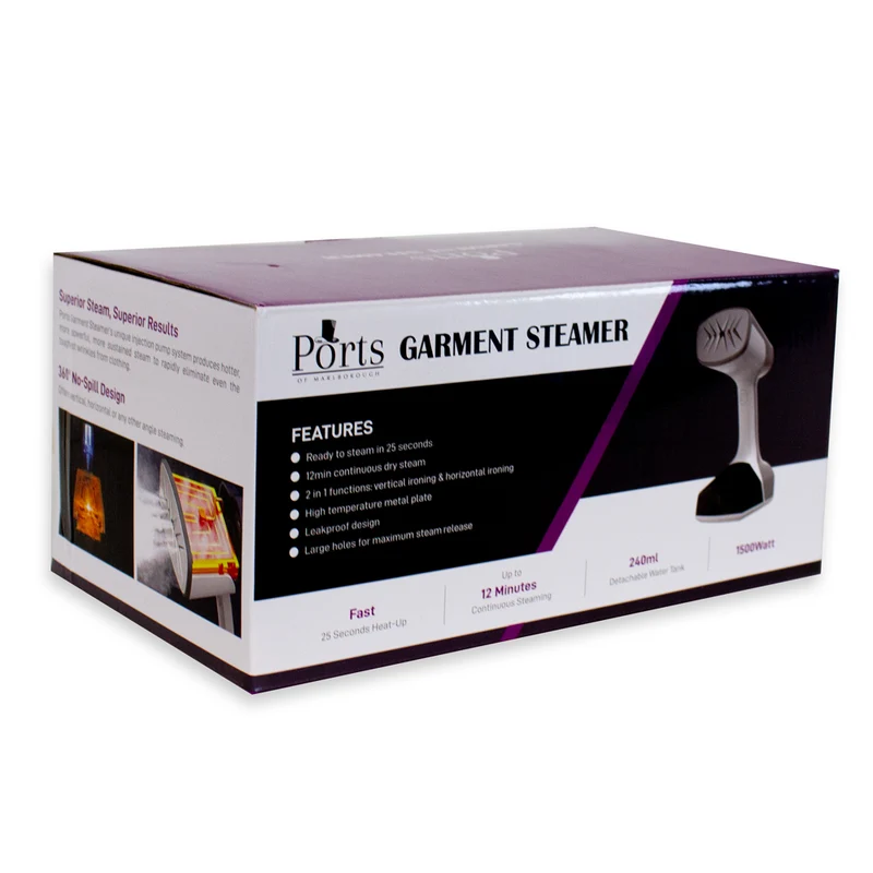 Défroisseur portatif pour vêtements - Réservoir de 230 ml