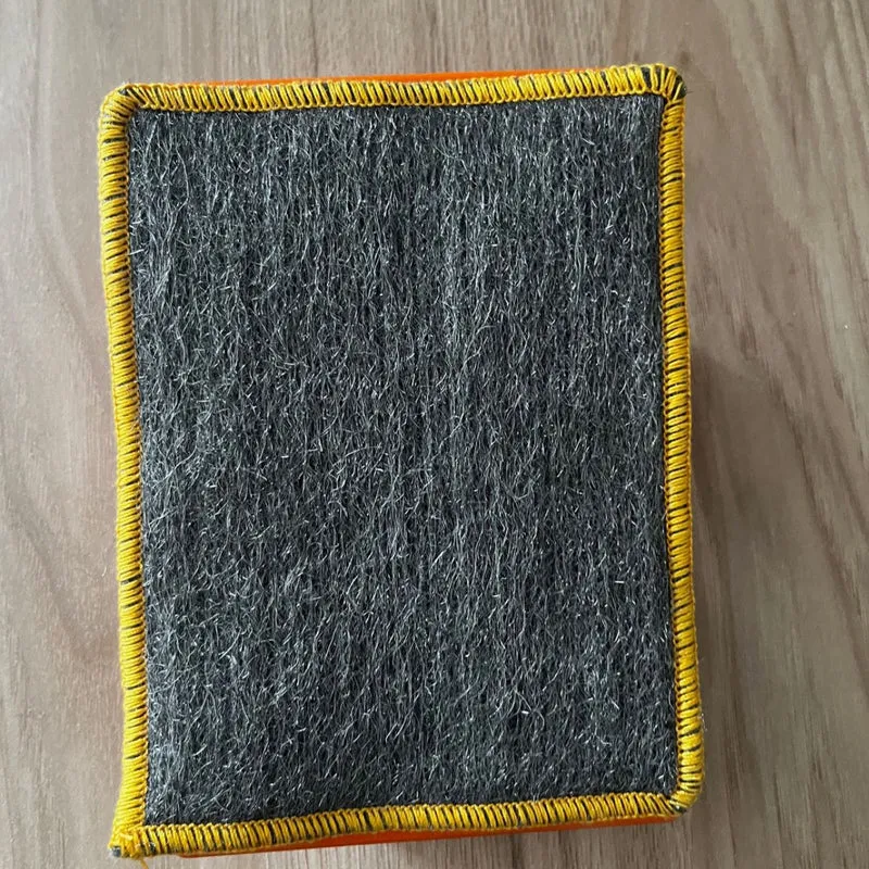 Pad en laine d 'acier 15 x 12 cm
