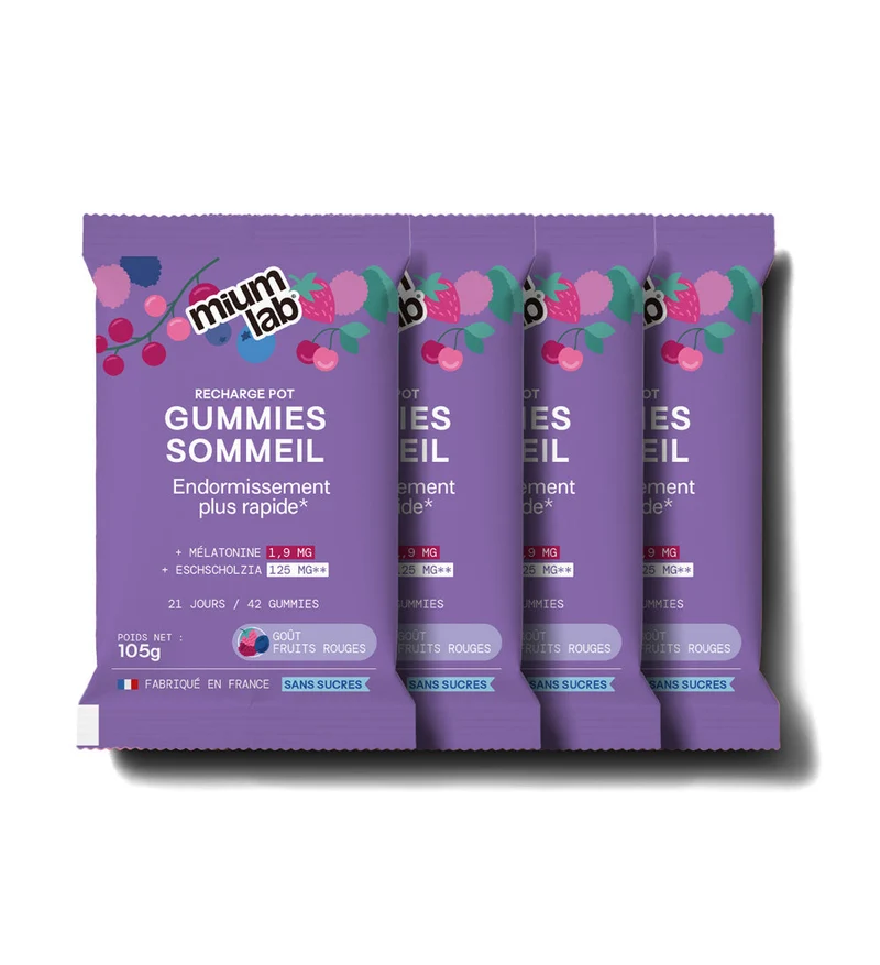 Pack 4 éco-recharges SOMMEIL | Qualité du sommeil | 4 x 21 jours