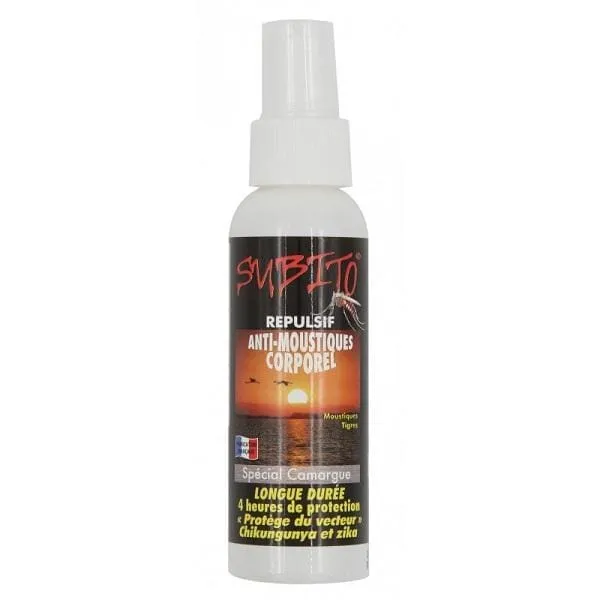 SUBITO Spray corporel Anti moustiques et moustiques tigres