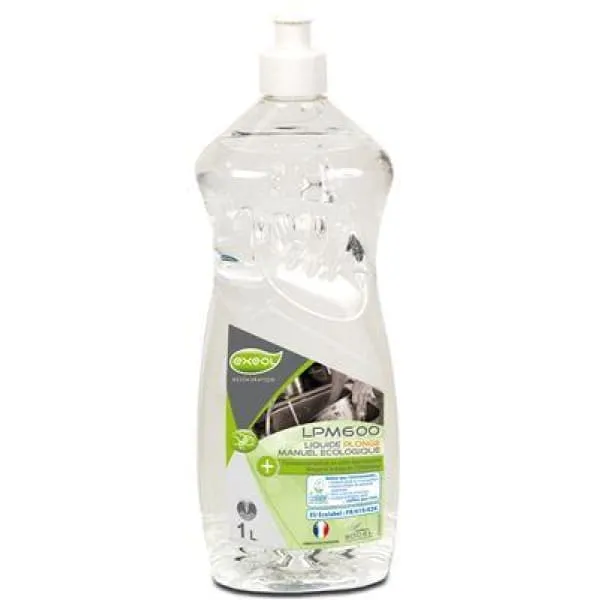 Liquide plonge manuelle LPM600 Ecolabel – détergent vaisselle professionnel