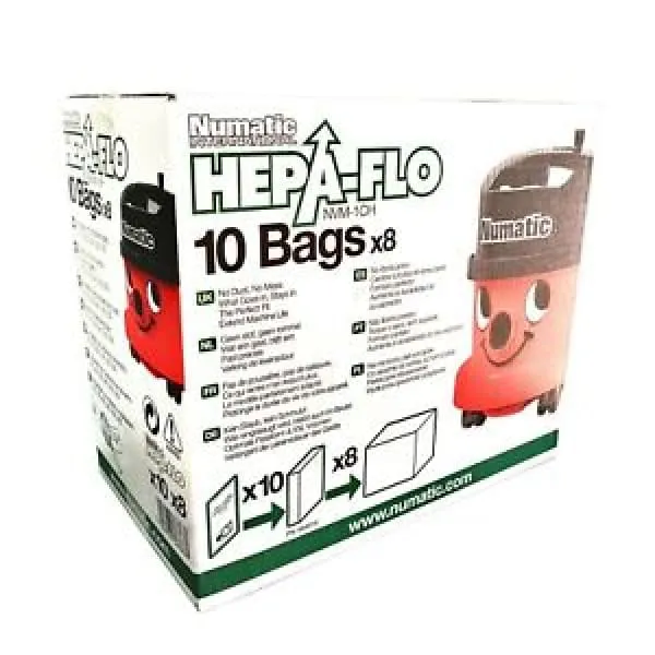 NUMATIC Sacs Aspirateurs Hepaflo 9 Litres