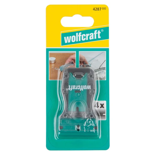 WOLFCRAFT Grattoir plastique 4 cm pour surfaces délicates