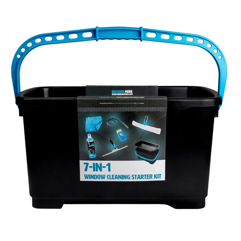 Moerman Kit 7 en 1 – Kit complet de nettoyage des vitres professionnel