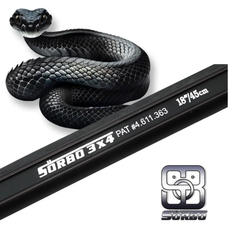 SORBO raclette Black Mamba 3x4 90 Degrés