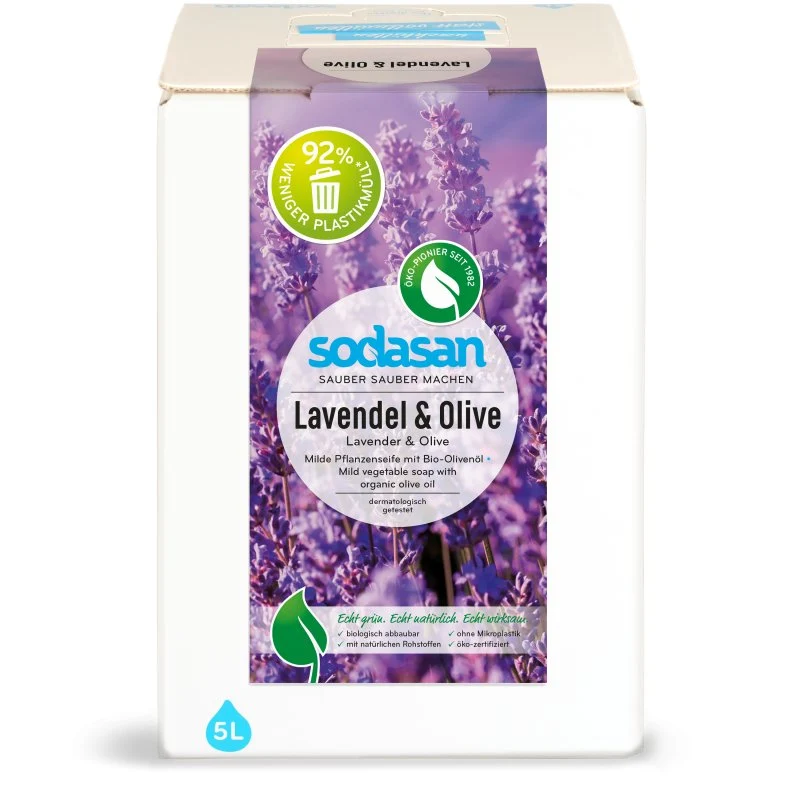 Bio Pflanzenseife Flüssig Lavendel & Olive