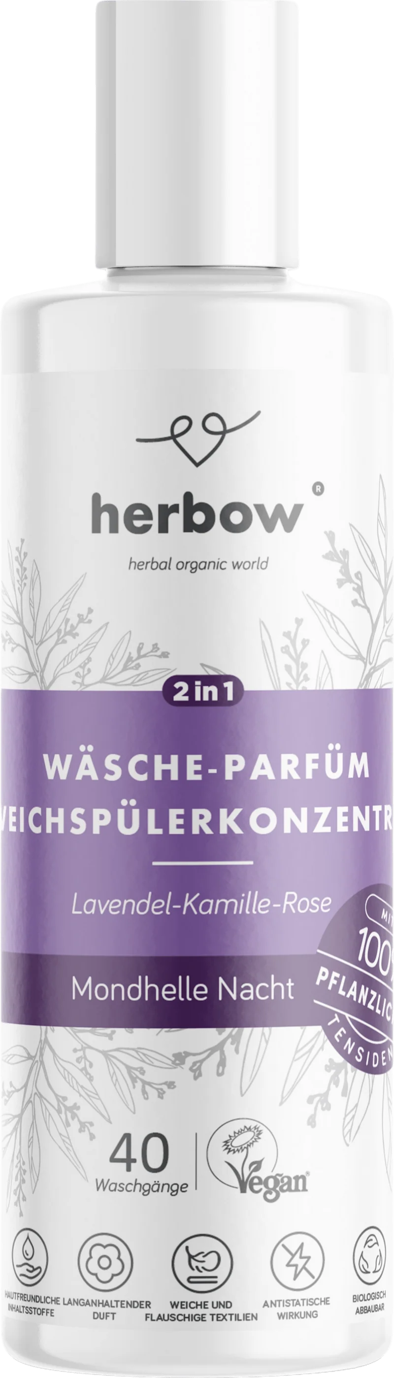 Wäscheparfum & Weichspülerkonzentrat 2 in 1 Mondhelle Nacht