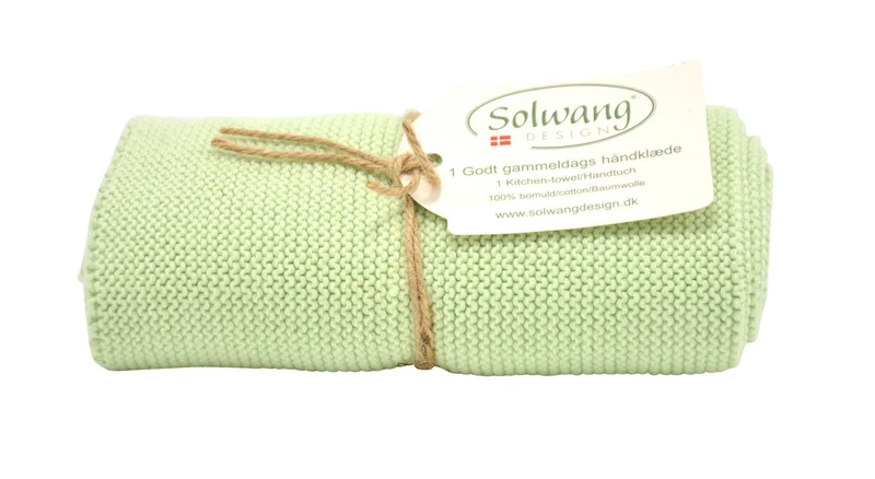 Gestricktes Gästehandtuch und Küchentuch BIO