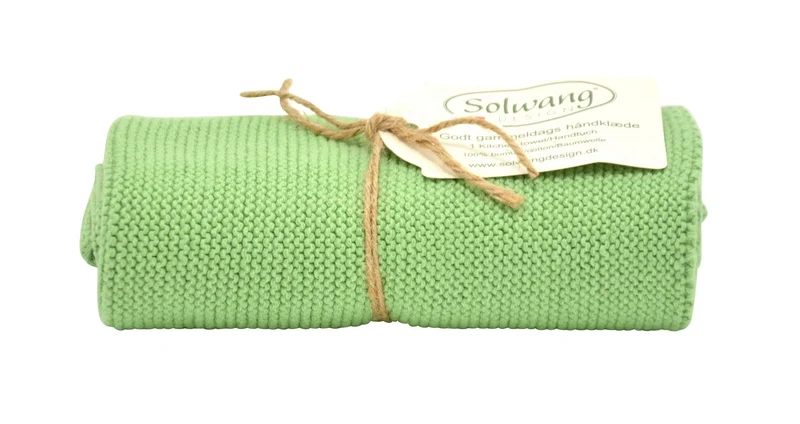 Gestricktes Gästehandtuch und Küchentuch BIO