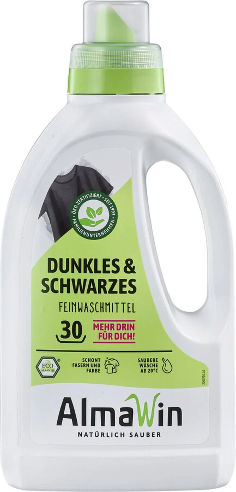 Waschmittel für Dunkles und Schwarzes von AlmaWin