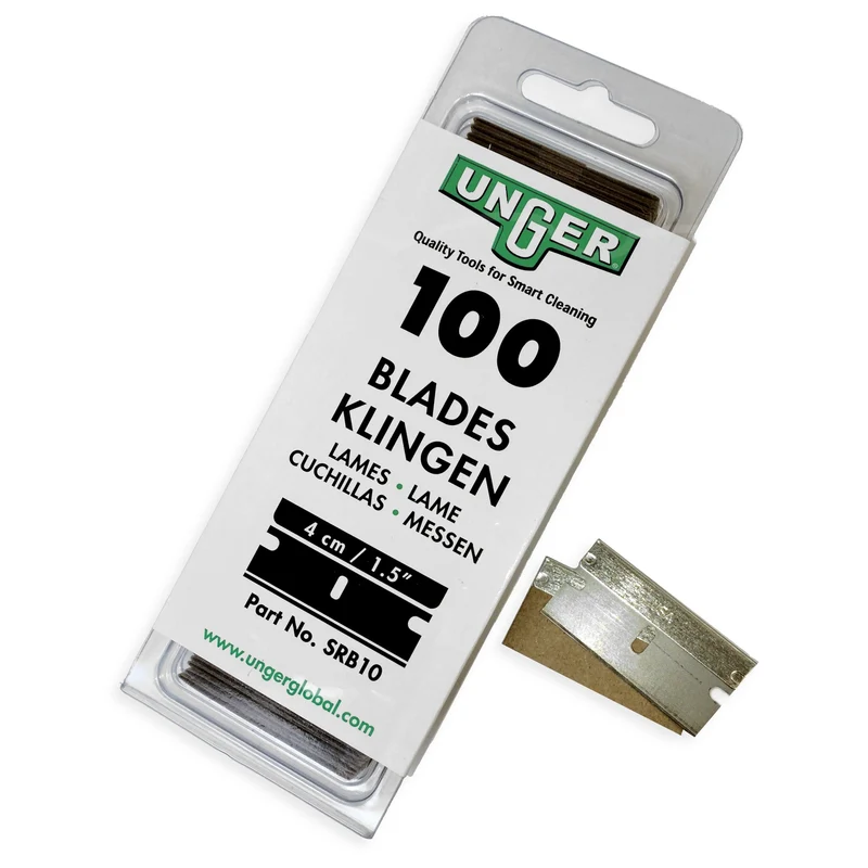 Unger ErgoTec® Safety Scraper Blades 1.5"/4cm - Bulk Packs