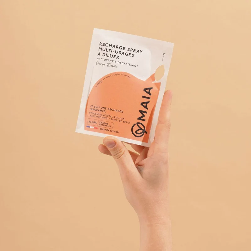 Eco-Recharge Spray Multi-Surfaces Orange & Basilic