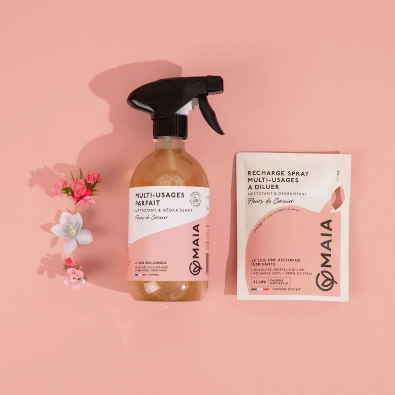 Eco-Recharge Spray Multi-Surfaces Fleur de cerisier