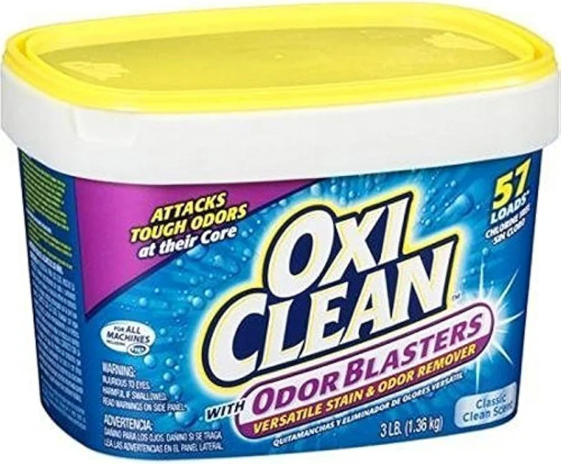 OxiClean with Odor Blasters Versatile Stain & Odor Remover, Classic Clean Scent, 3 lb (1.36 kg)
