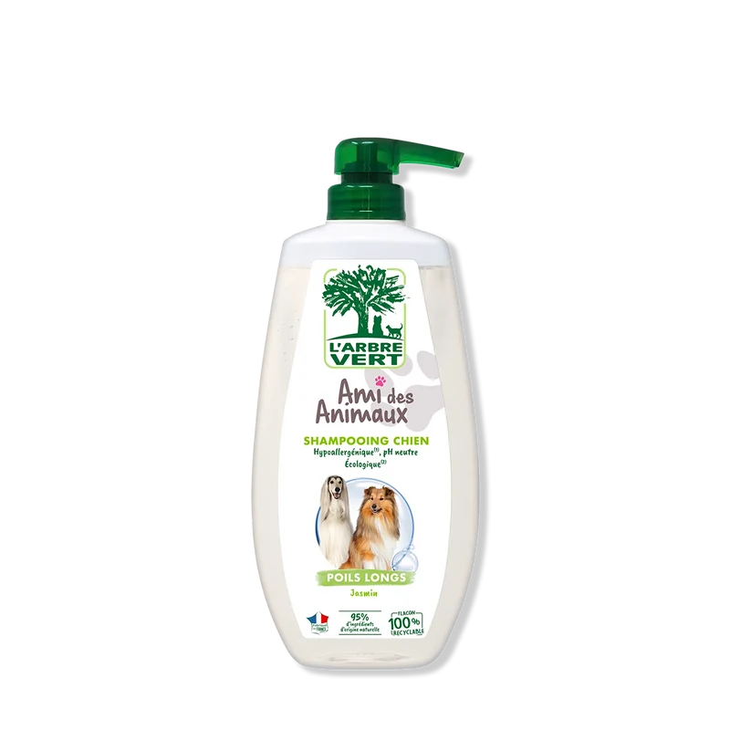 Shampooing chien poils longs Ami des Animaux Jasmin 720 mL
