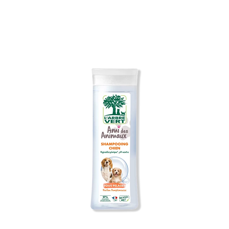 Shampoing chien tous pelages Ami des Animaux Pamplemousse 250 mL