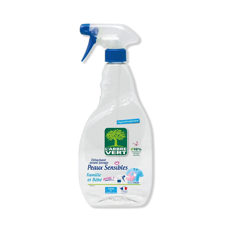 Spray détachant avant-lavage Peaux Sensibles 740 mL
