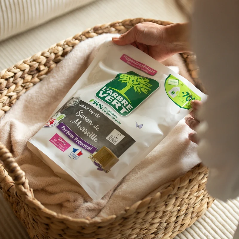 Recharge lessive liquide Savon de Marseille 1,53L