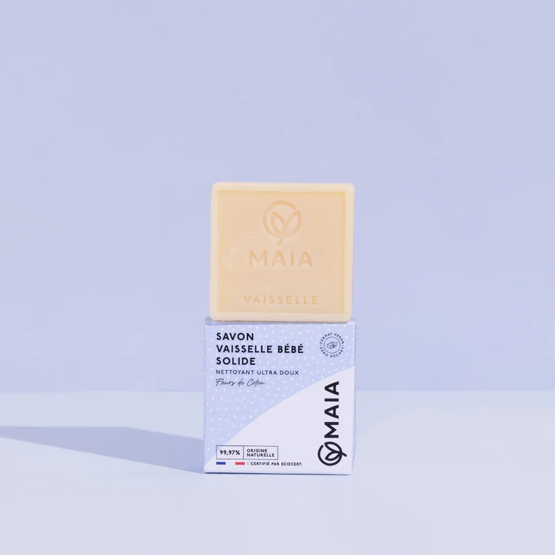 Duo Nettoyants Vaisselle Bébé et Peaux Sensibles Fleurs de Coton