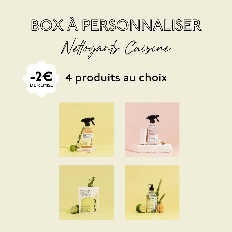 Votre Box à personnaliser Nettoyants Cuisine - 4 produits