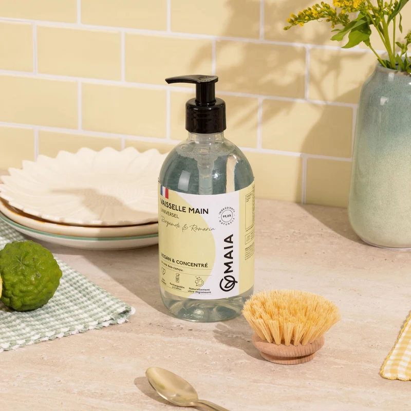 Liquide Vaisselle Mains Ecologique Bergamote & Romarin