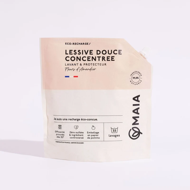 Eco-Recharge Lessive Fleurs d'amandier 33 lavages