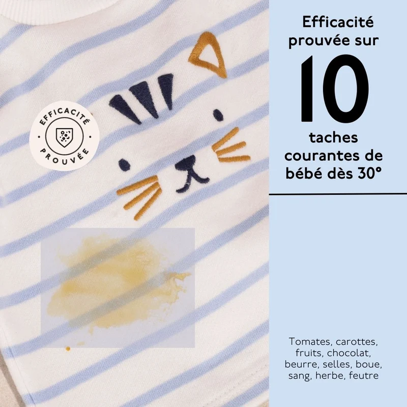 Recharge Lessive Bébés & Peaux sensibles Fleur de Coton 33 lavages