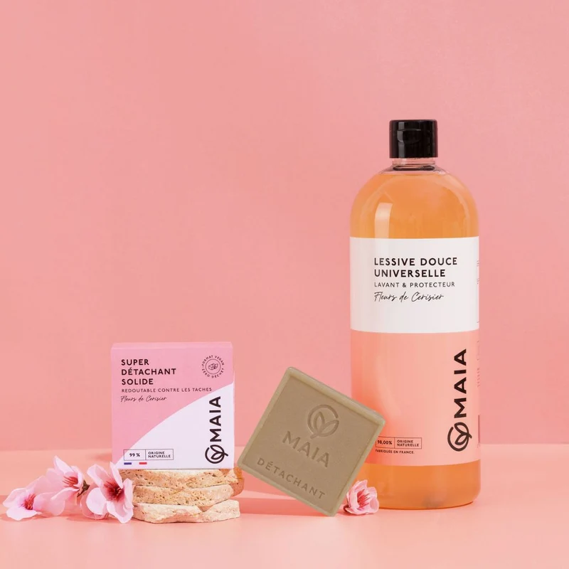 Duo Lessive et Savon détachant Fleurs de Cerisier