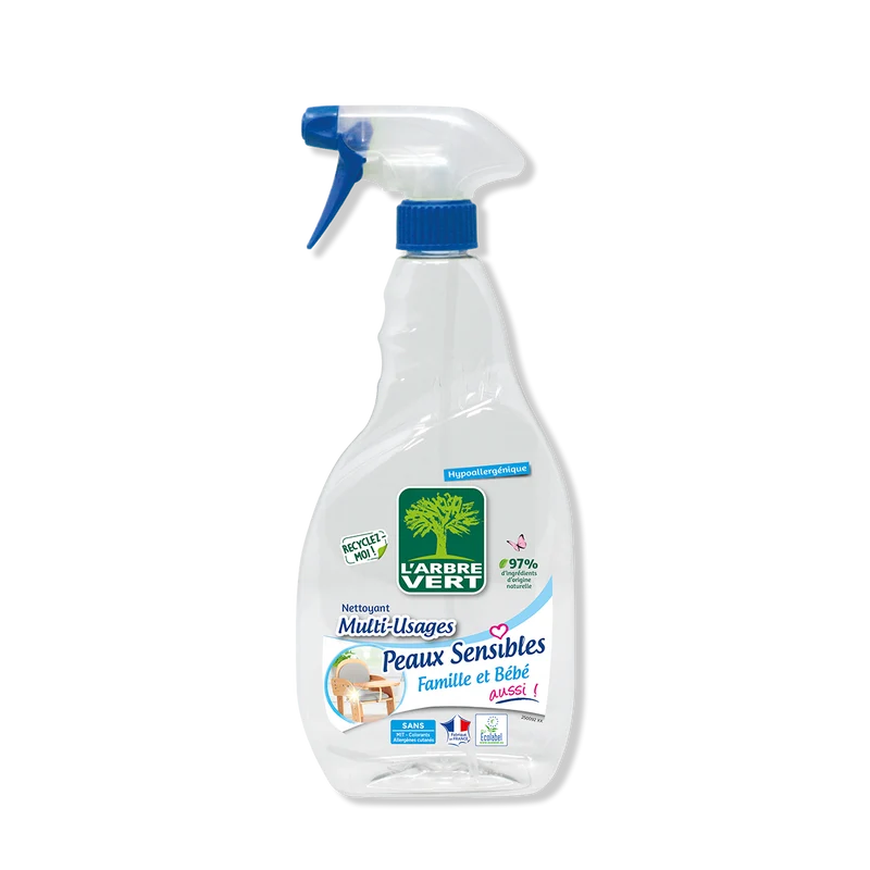 Spray nettoyant Multi-usages Peaux Sensibles 740 mL