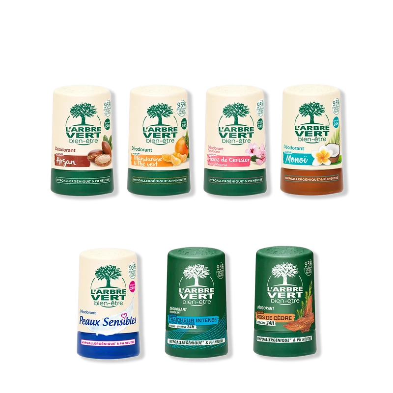 Pack découverte déodorants bille 50 mL