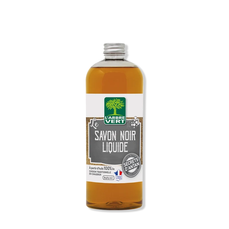 Savon noir liquide A l'huile de lin 700 mL