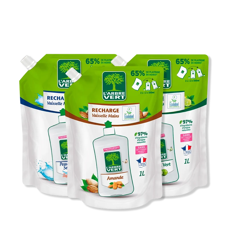 Pack Découverte Recharge Liquide Vaisselle
