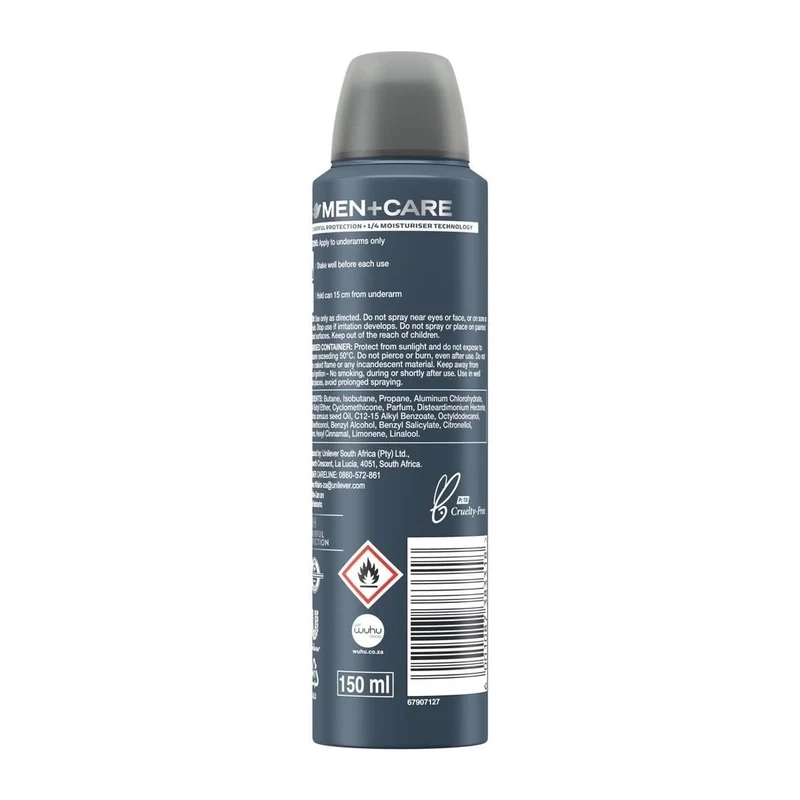 Dove Men+Care Cool Fresh Antiperspirant Spray 5.07 fl oz (150ml) – 48H Protection