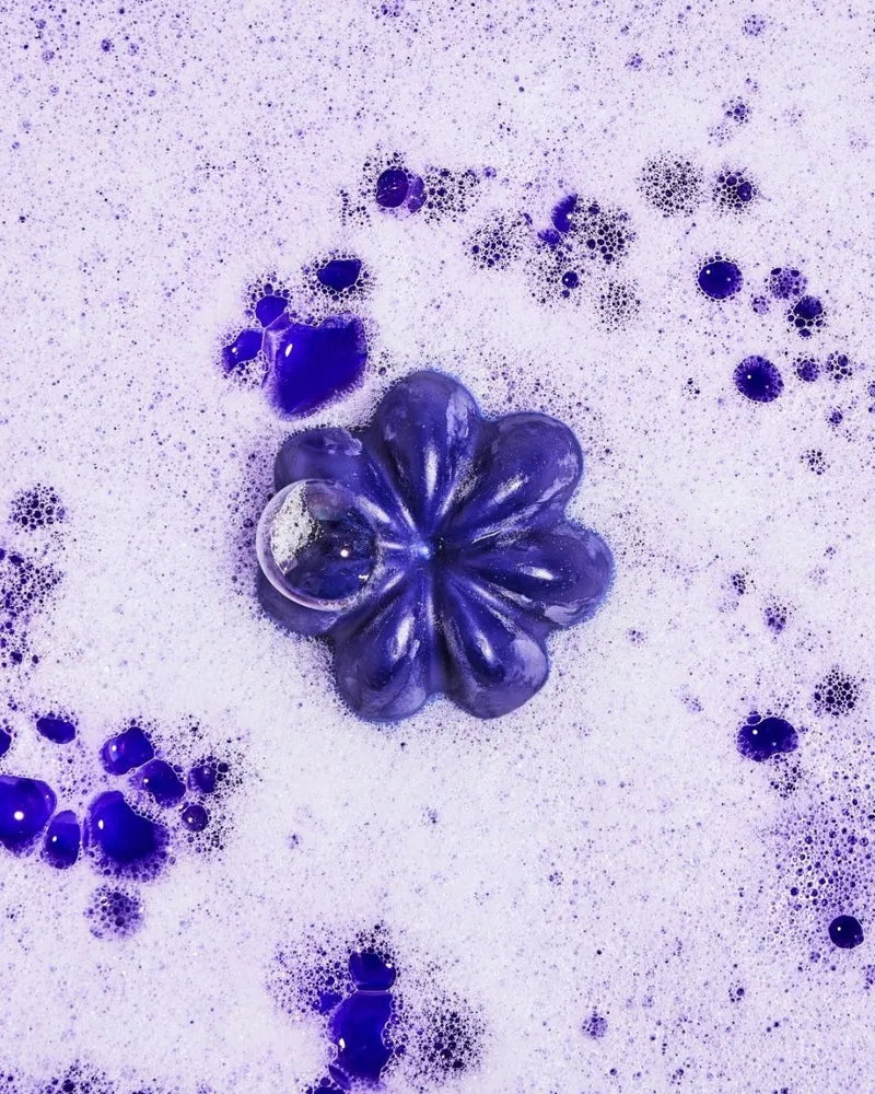 Shampoing solide - Violet - Cheveux blancs ou décolorés