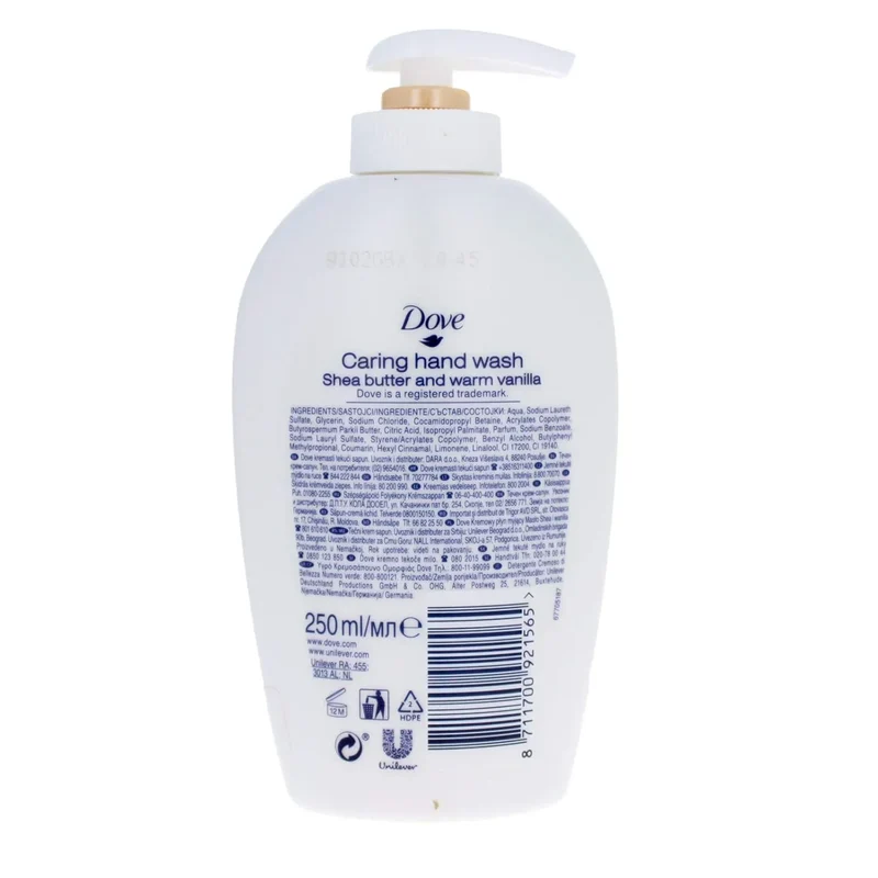 Dove Caring Hand Wash Shea Butter with Warm Vanilla 8.45 fl oz (250ml)