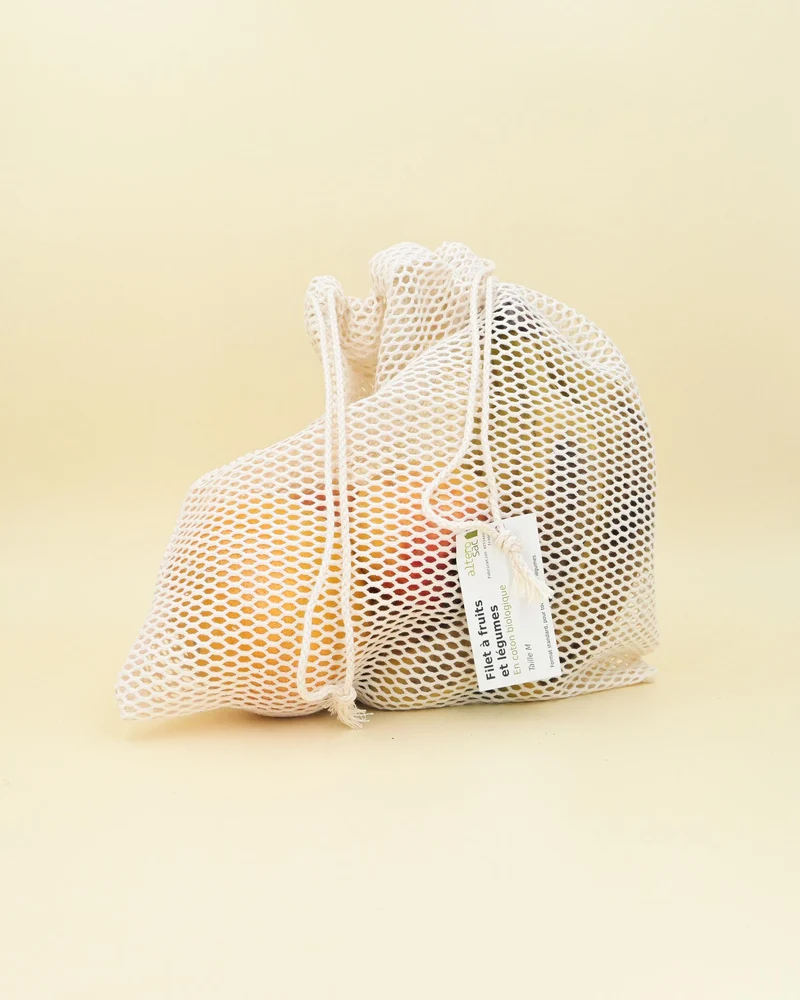 Filet à fruits et légumes - Taille M - (environ 10 pommes)