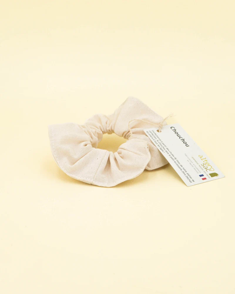 Chouchou élastique sans plastique - Coton Bio