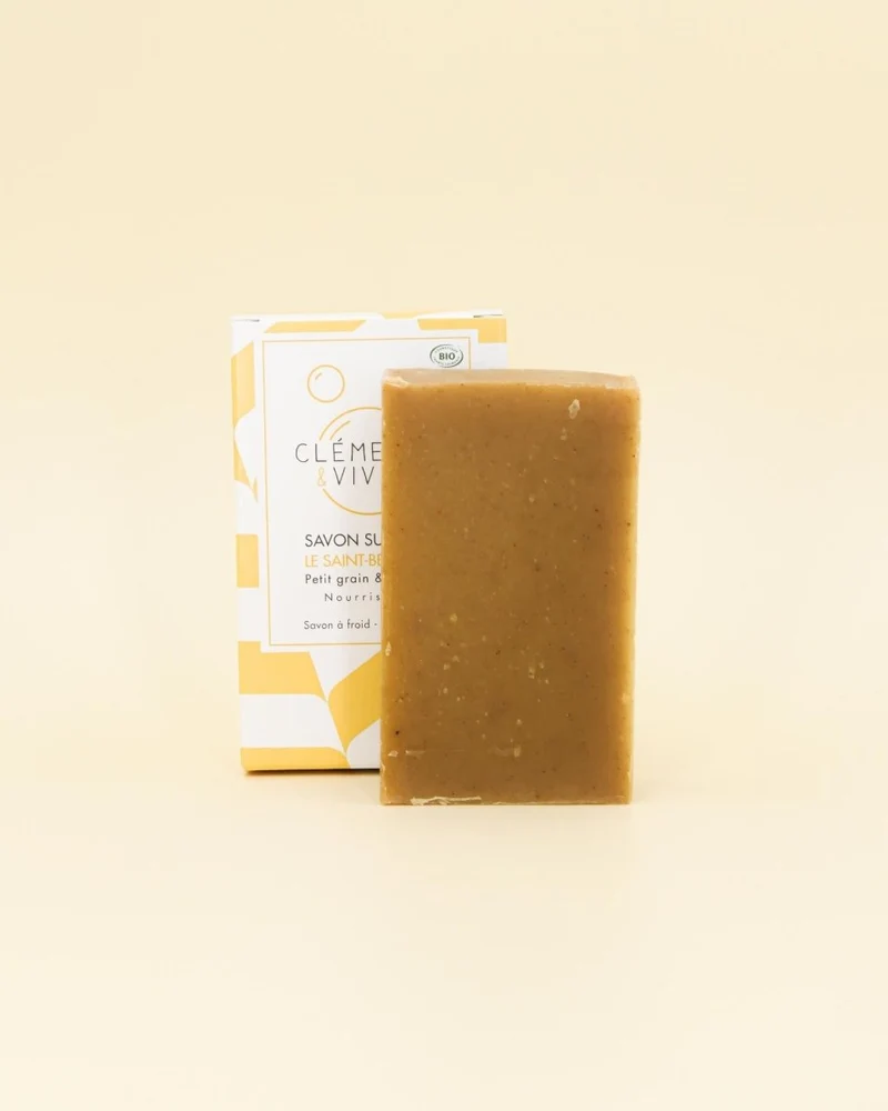 Savon solide - Petit grain & Orange (Le Saint-Bernard)
