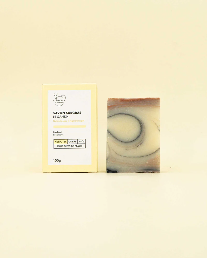 Savon solide - Patchouli & Eucalyptus (Le Gandhi)