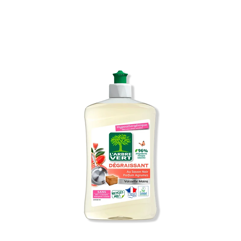 Liquide vaisselle Dégraissant 500 mL