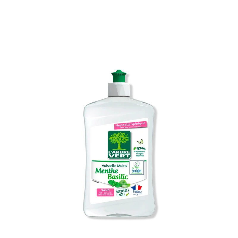 Liquide vaisselle Menthe Basilic 500 mL