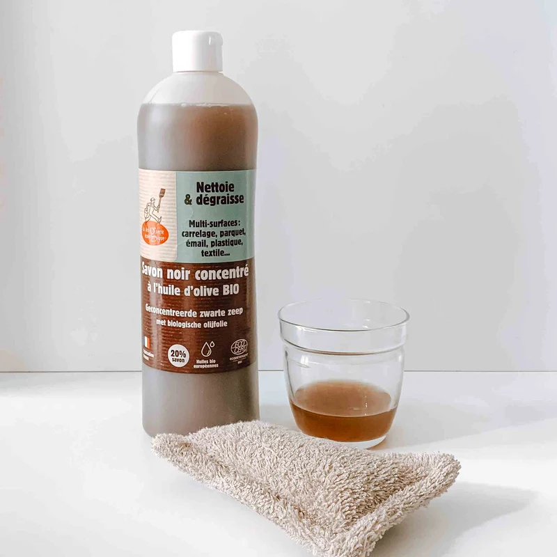Savon Noir à l'huile d'olive BIO - Nettoyage Multi-usages écologique