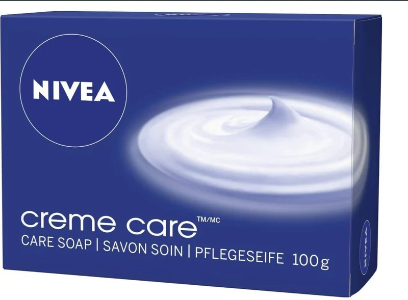 NIVEA Creme Care Care Soap 100g — Moisturizing Bar Soap with NIVEA Creme Formula